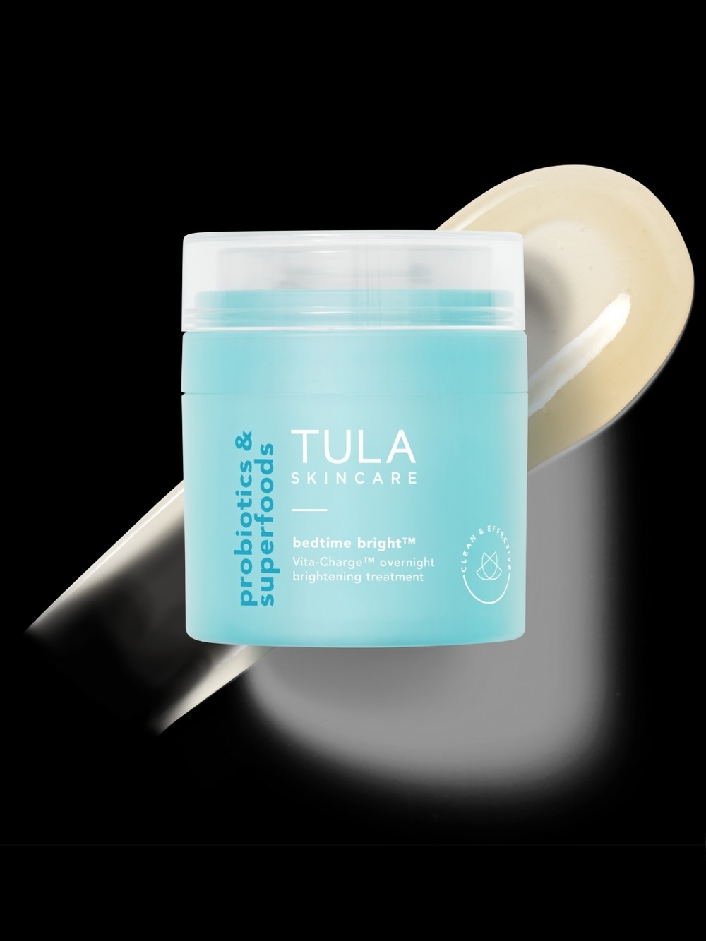 Tula Skincare Bedtime Bright Overnight Treatment - Aqua Blue 1.7 oz